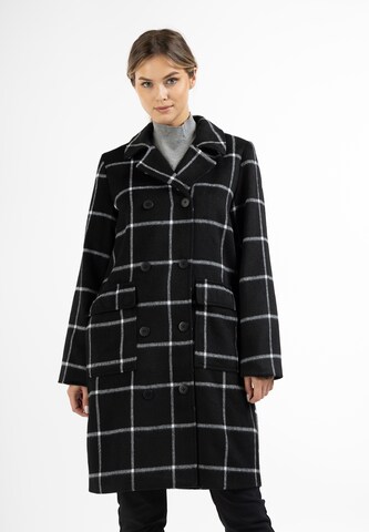 DreiMaster Klassik Between-seasons coat in Black: front