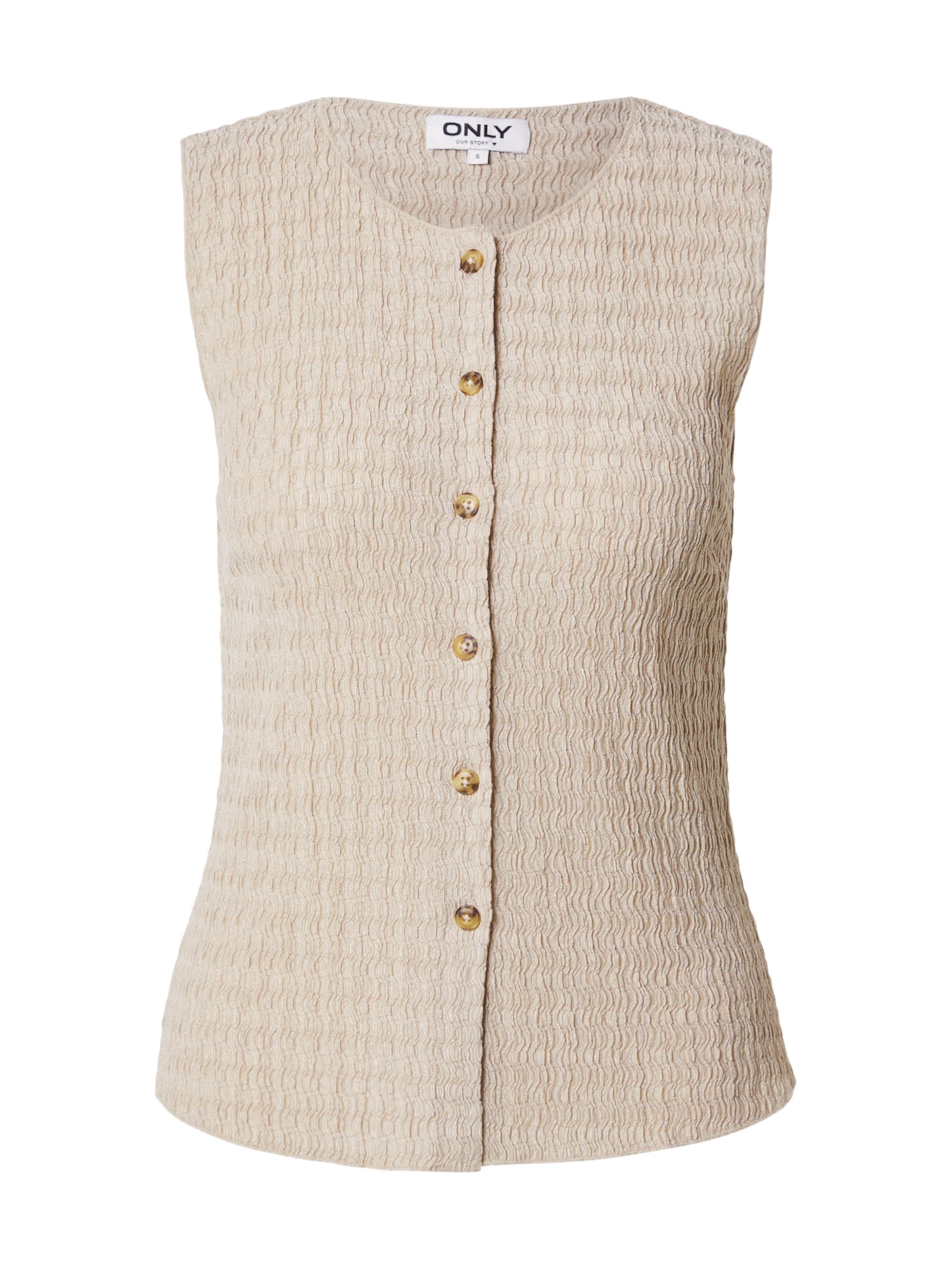 ONLY Vest 'ONLILSE' i stone, Produktvisning