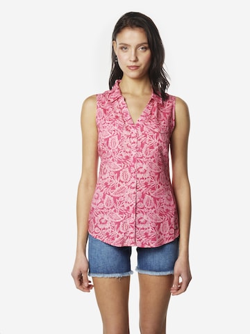 KOROSHI Blouse in Pink: front