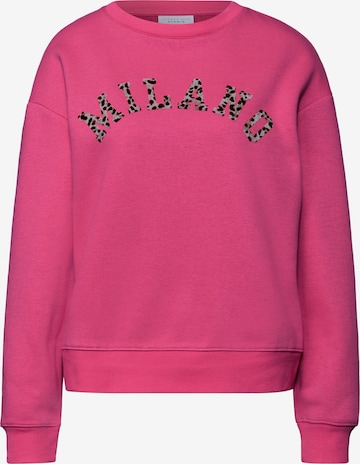 Street One Studio Sweatshirt in Pink: front