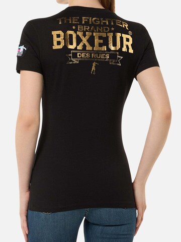 Boxeur des Rues Shirt 'Iconic Logo T-Shirt' in Black