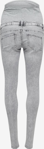 Only Maternity Skinny Jeans 'Rose' in Grey