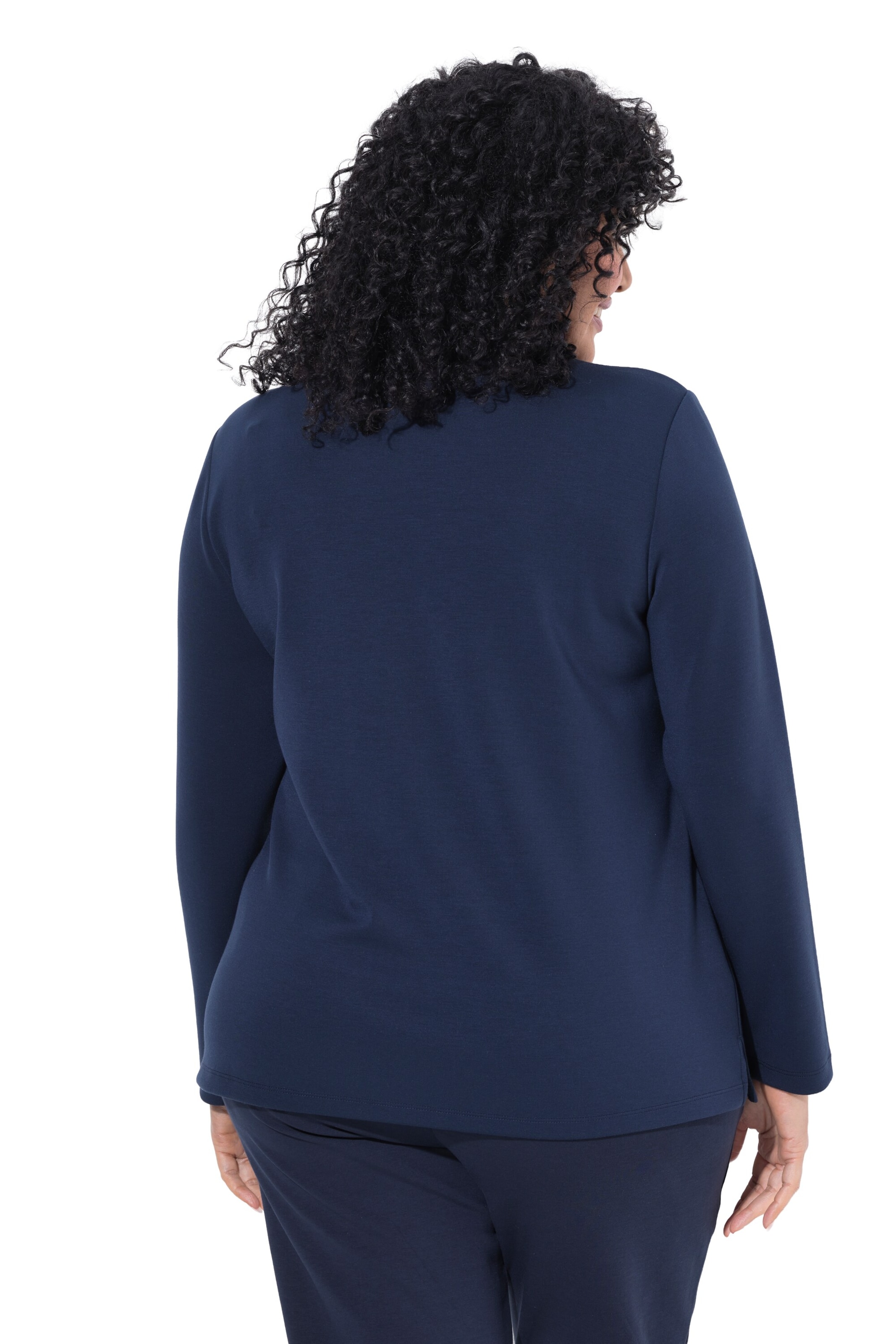 Ulla Popken Sweatshirt in Blau