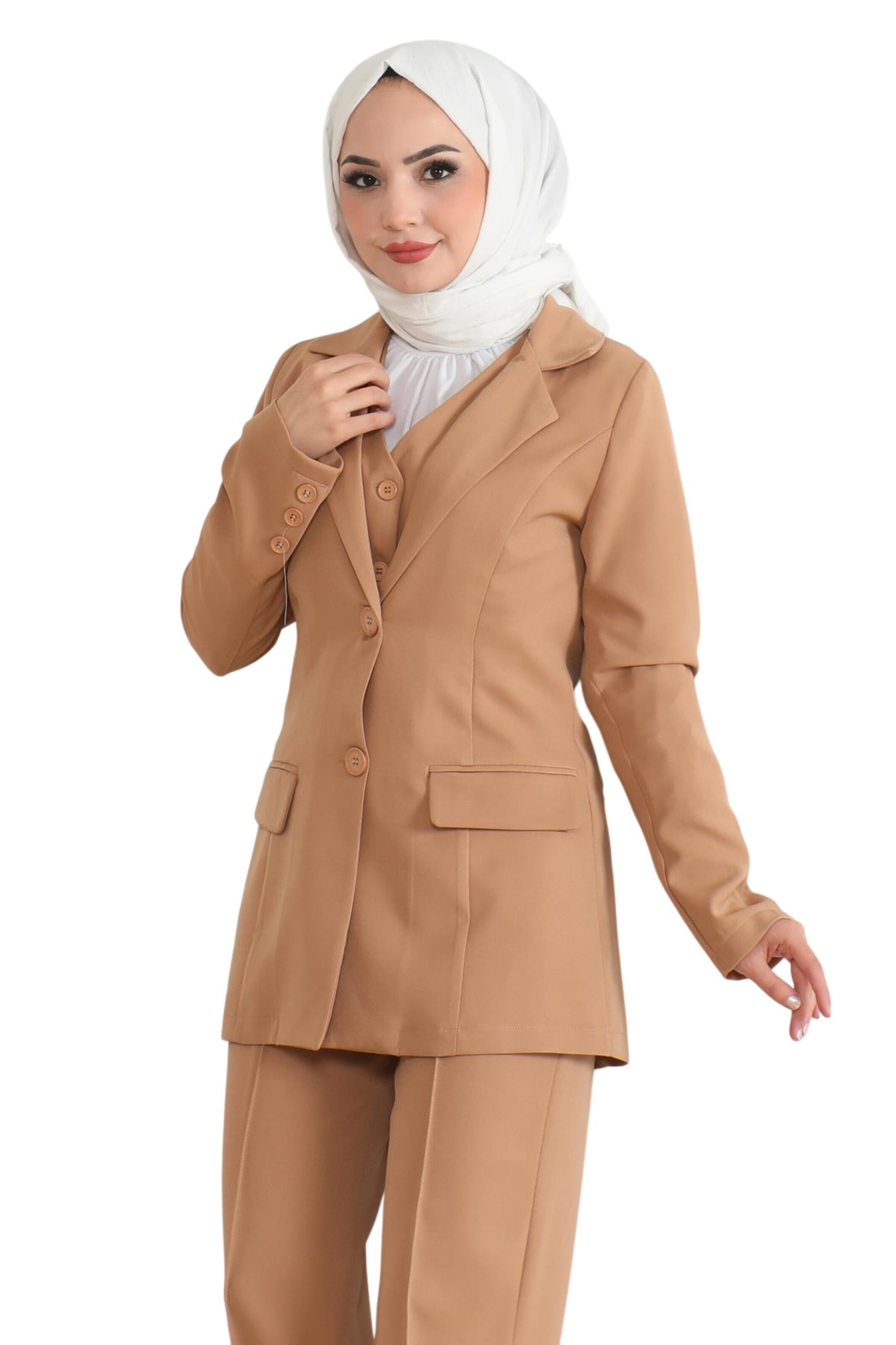 MODAMIHRAM Pantsuit in Brown