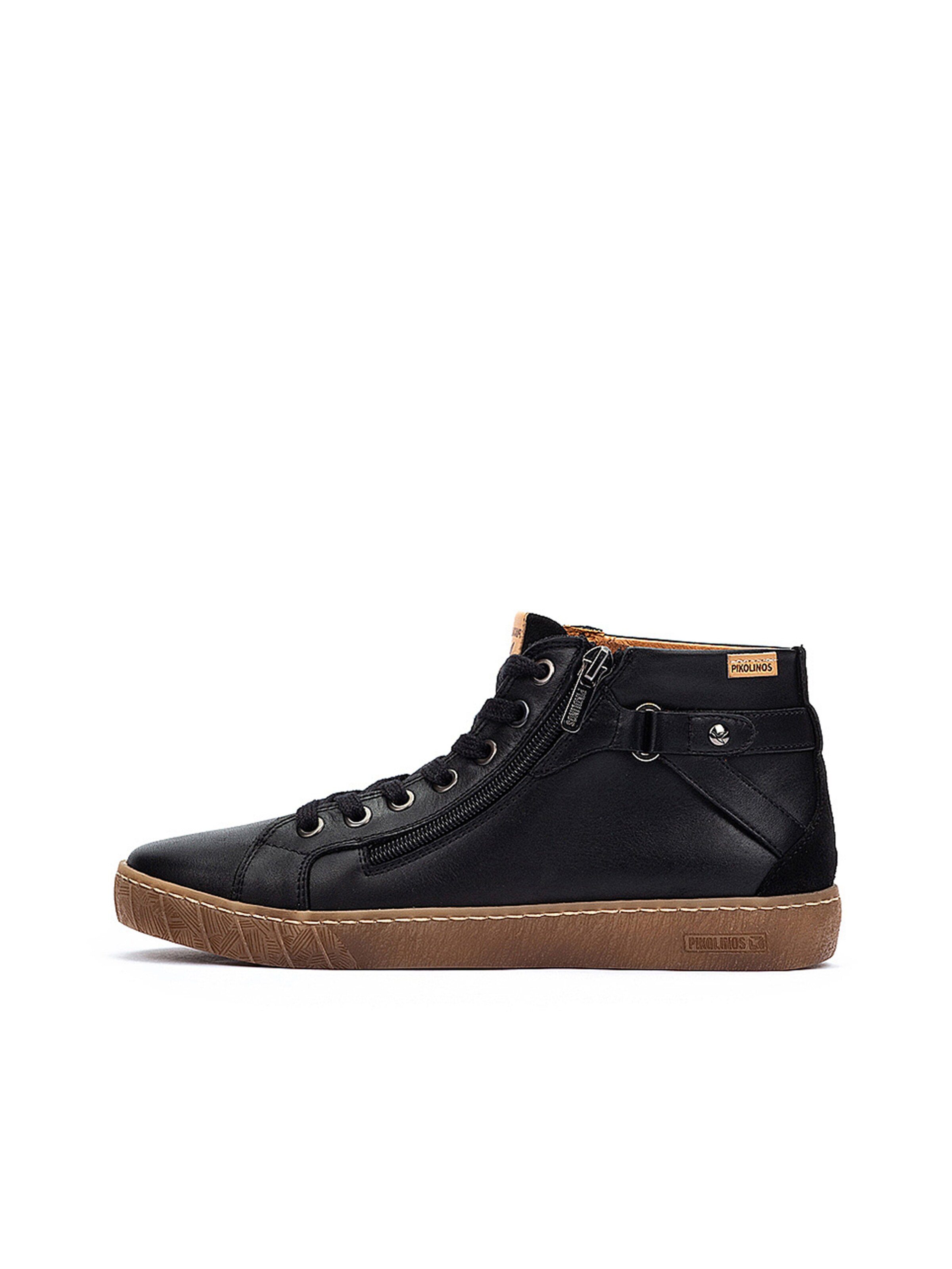 PIKOLINOS Sneakersy wysokie 'Lanzarote' w kolorze czarny: przód