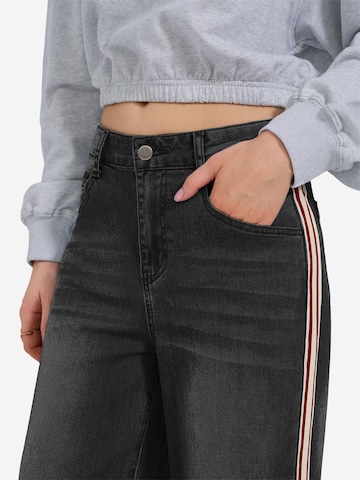 Imily Bela Wide leg Τζιν σε μαύρο