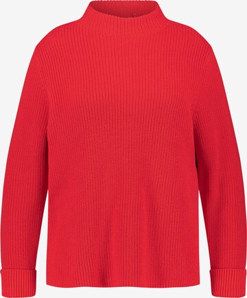 SAMOON Sweater in Red: front