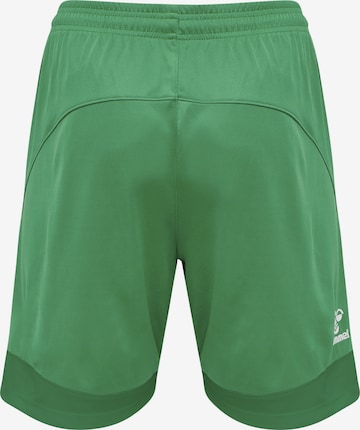 Hummel Regular Workout Pants 'Lead' in Green