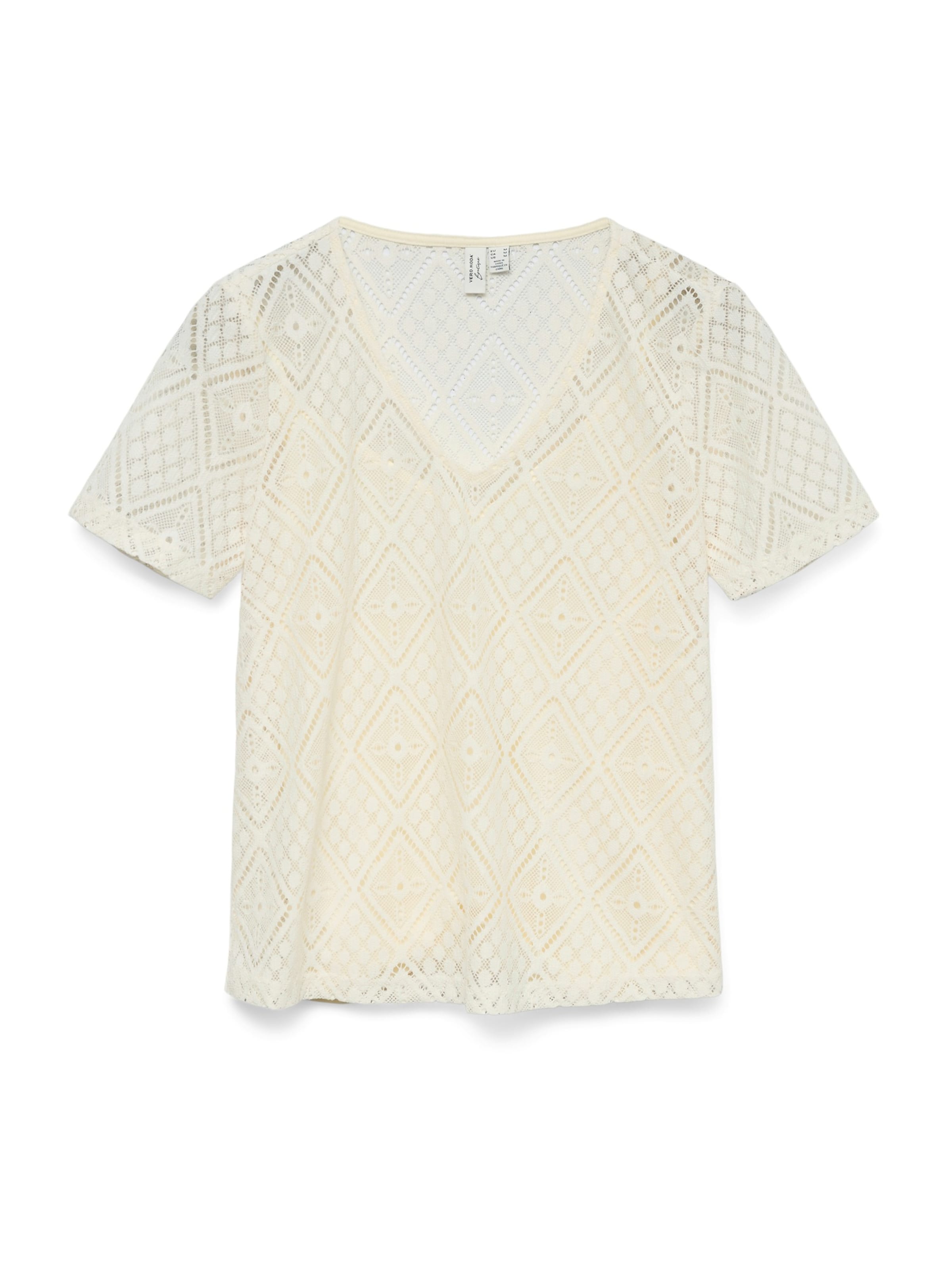 VERO MODA Póló 'VMJOKIA' - bézs: elől