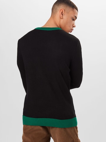 Urban Classics Sweater 'HoHoHo' in Black