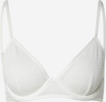 Free People Triangle Bra 'ONE OF THE GIRLS' in Beige: front