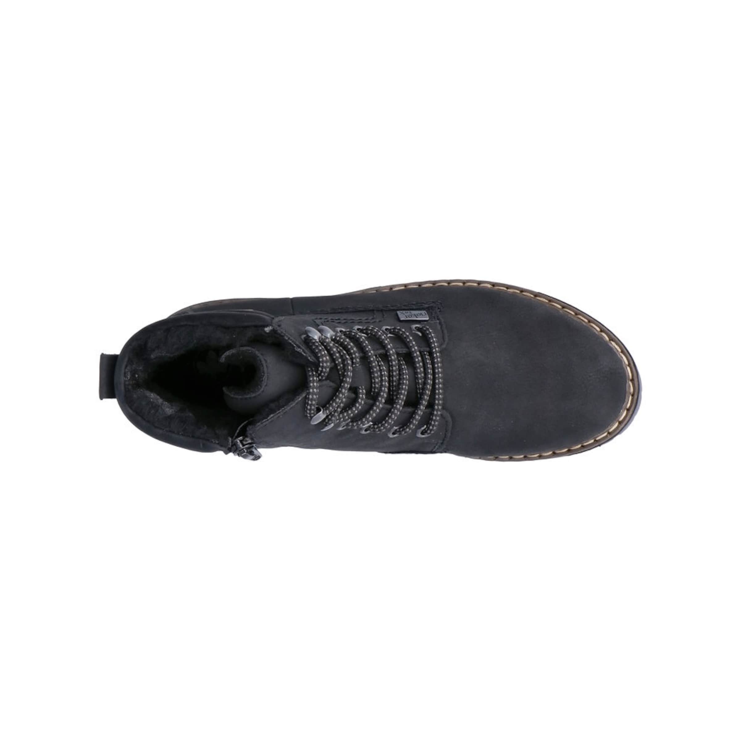 Rieker Schnürstiefelette in Schwarz