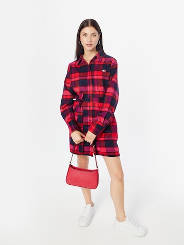 Tommy Jeans Blousejurk in Rood