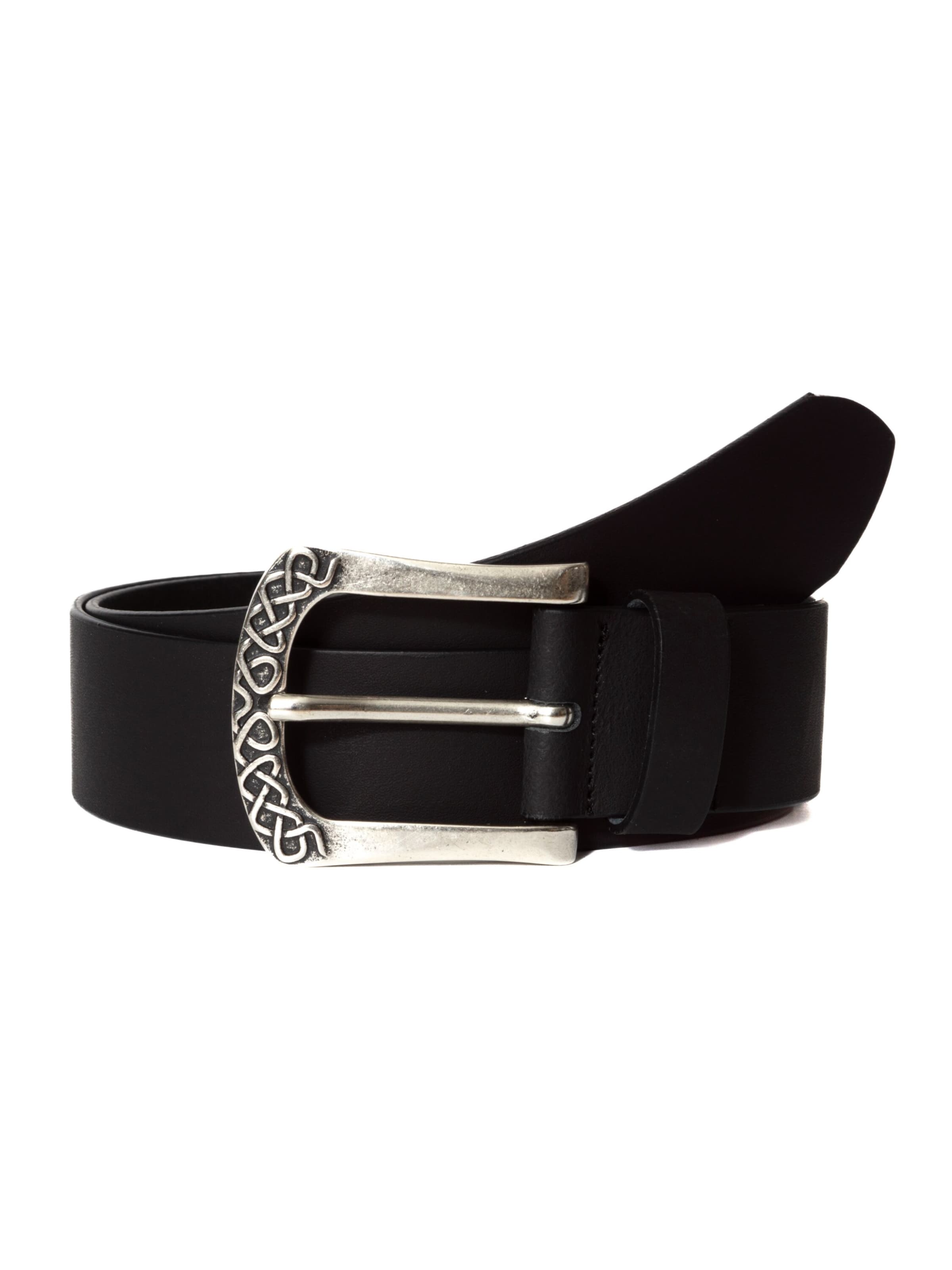 BA98 Gürtel in Schwarz: Vorderseite