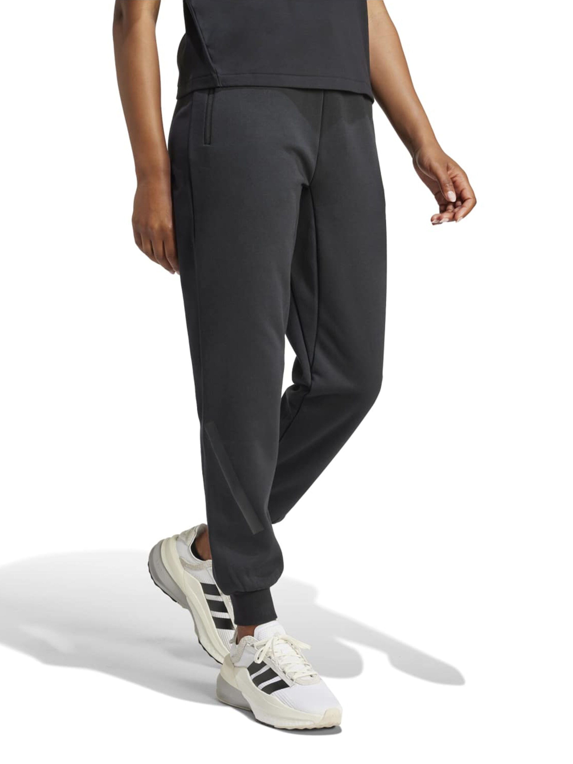 ADIDAS SPORTSWEAR Zwężany krój Spodnie sportowe 'Z.N.E.' w kolorze czarny: przód