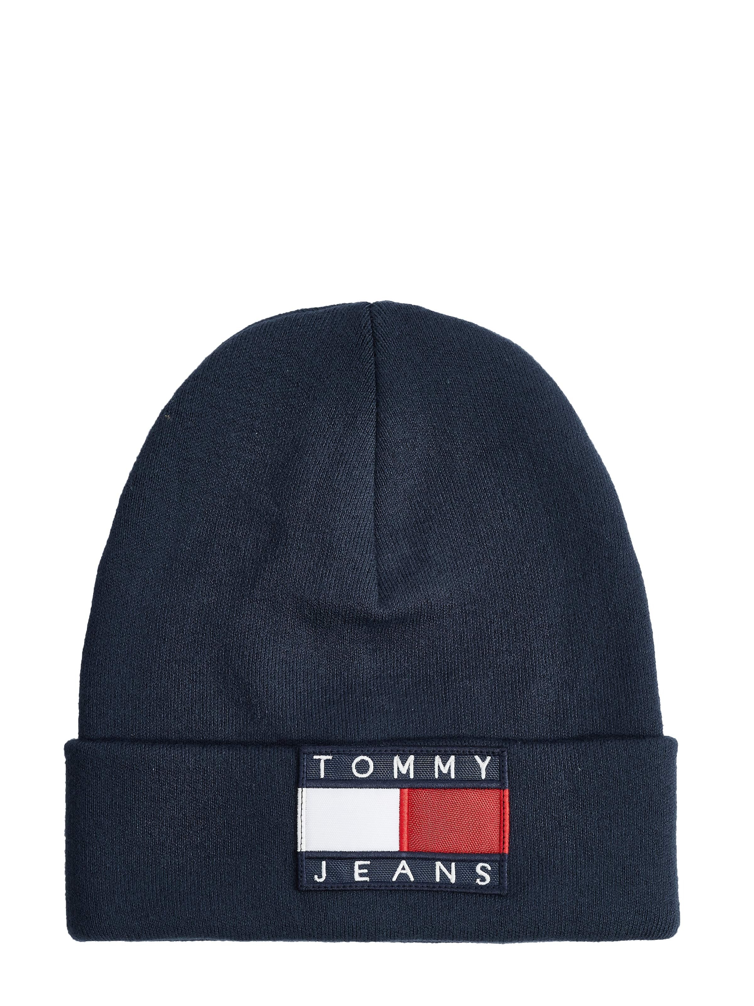 TOMMY HILFIGER Mütze 'Tommy Hilfiger Jeans Mütze'‌‌‌‌‌‌‌‌‌‌ in Blau: Vorderseite