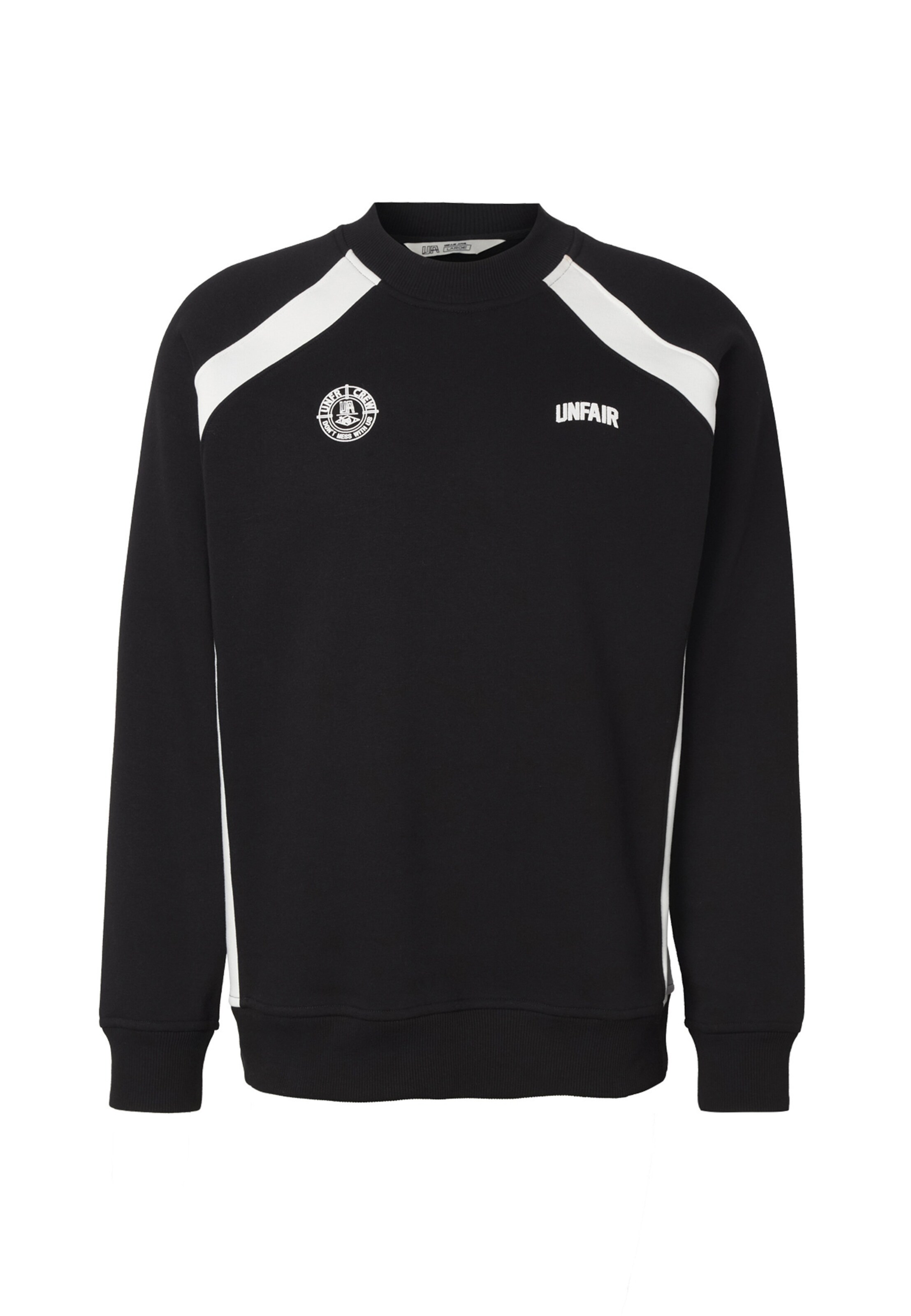 Unfair Athletics Sweatshirt in Zwart: voorkant