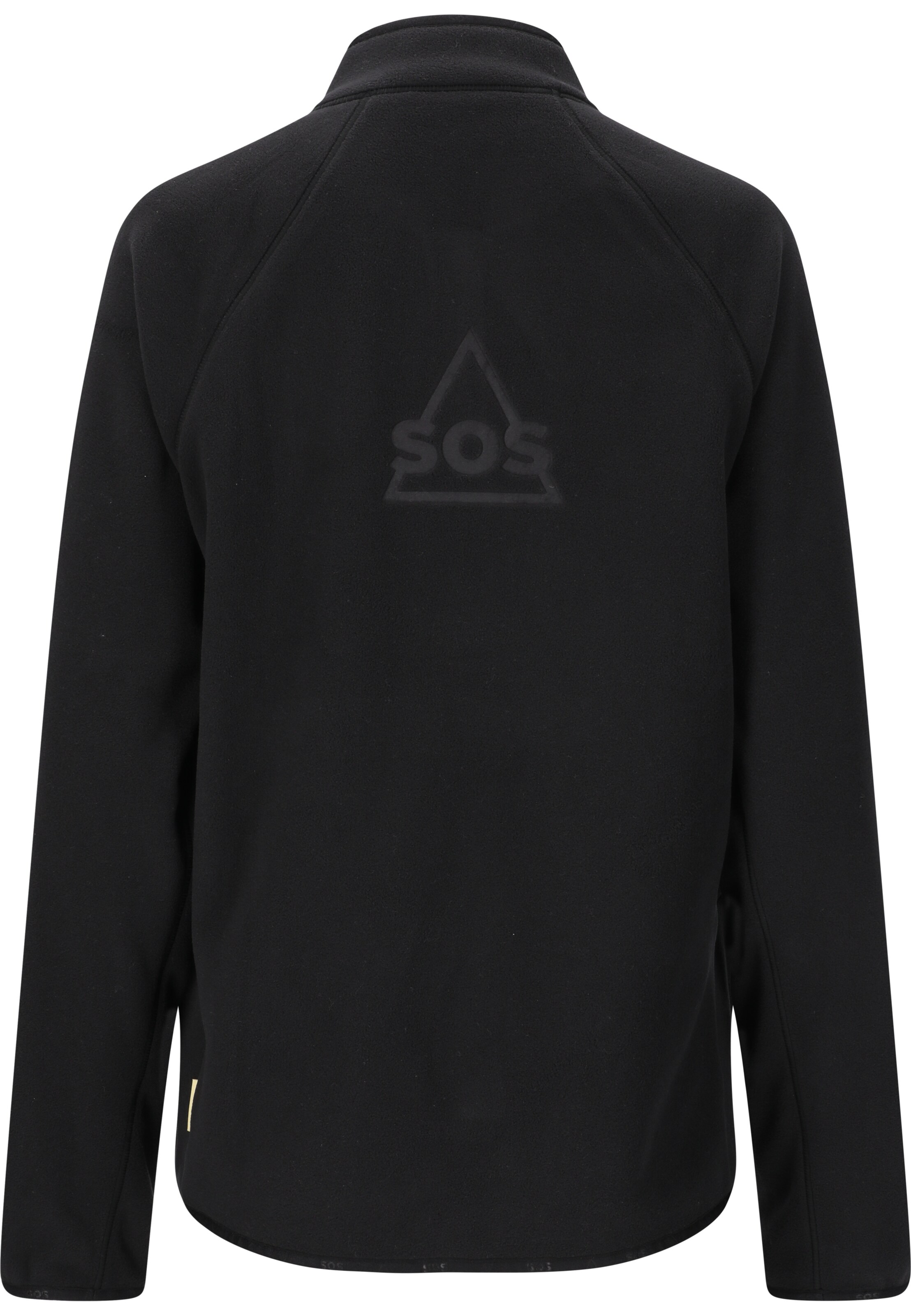 SOS Fleecejacke 'Hakuba' in Schwarz