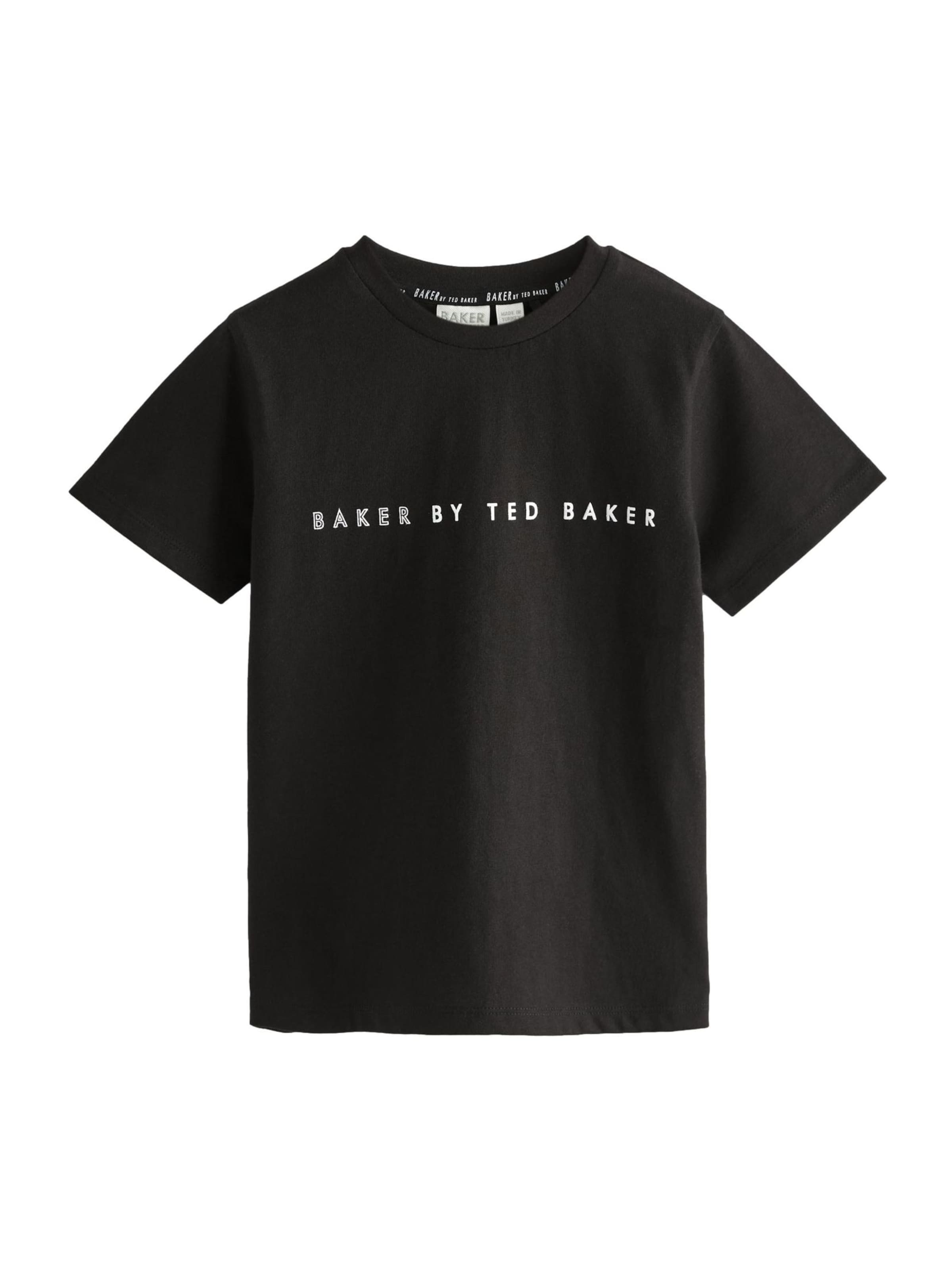 melns Baker by Ted Baker T-Krekls: no priekšpuses
