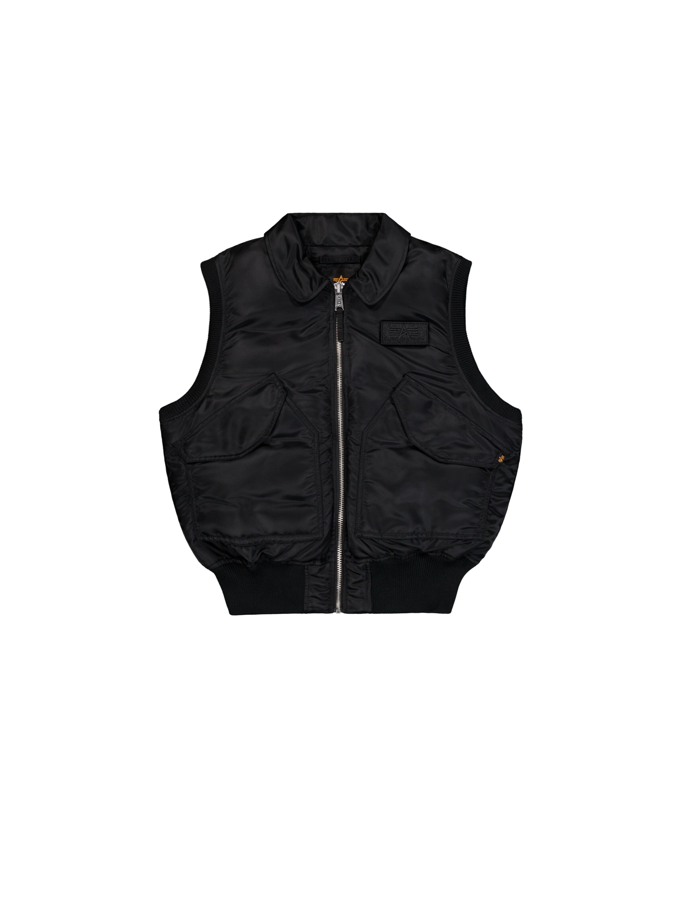 ALPHA INDUSTRIES Жилетка 'CWU-45/P' в Черный: спереди