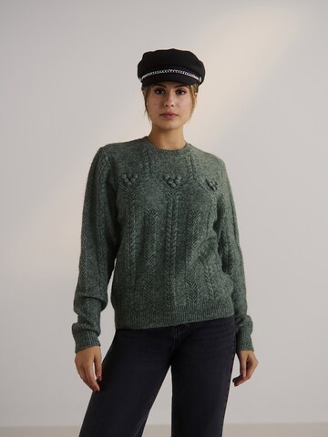 Pullover 'Ileya' di Guido Maria Kretschmer Women in verde: frontale
