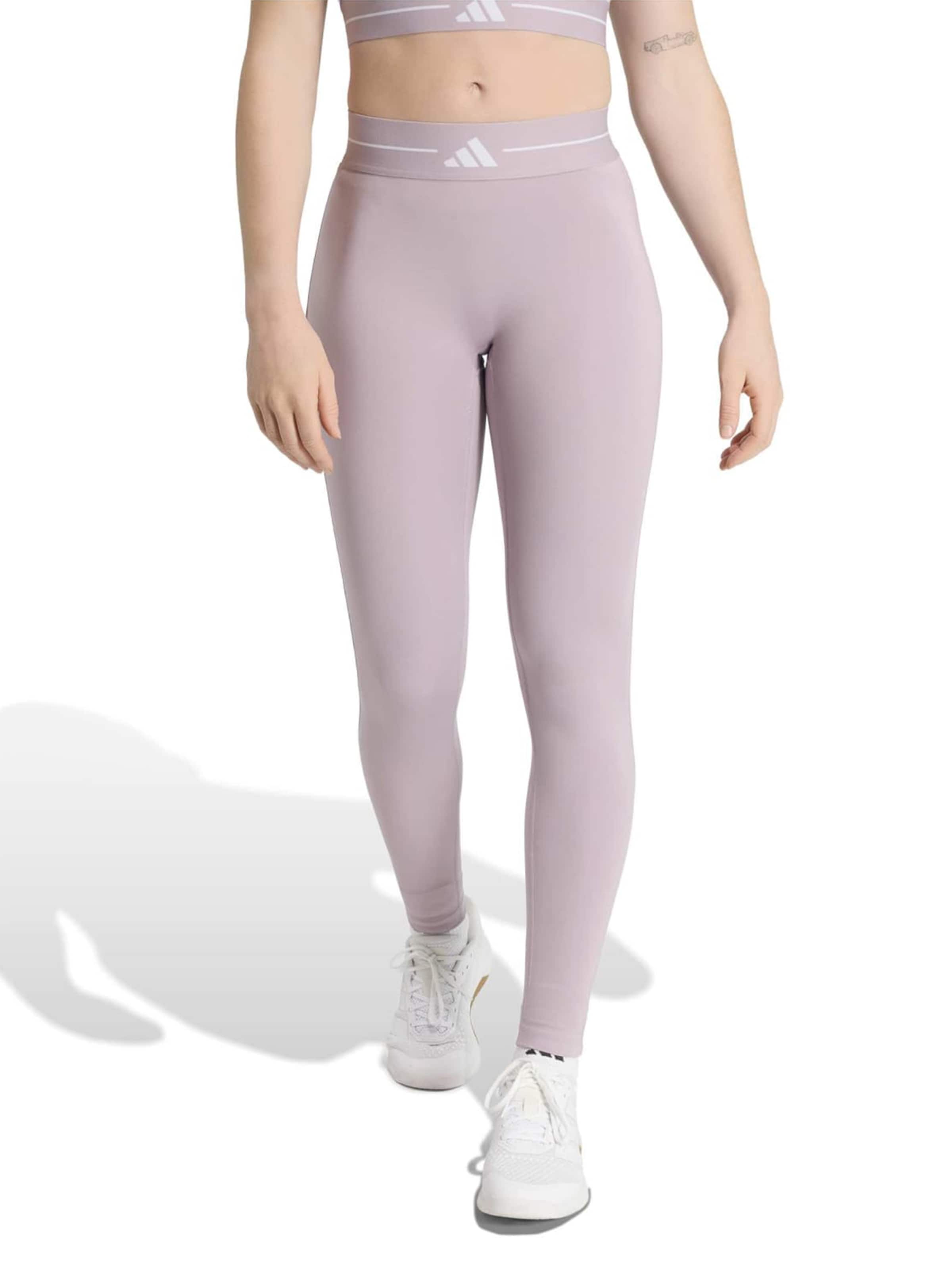 Skinny Pantaloni sport 'HYG' de la ADIDAS PERFORMANCE pe mov: față