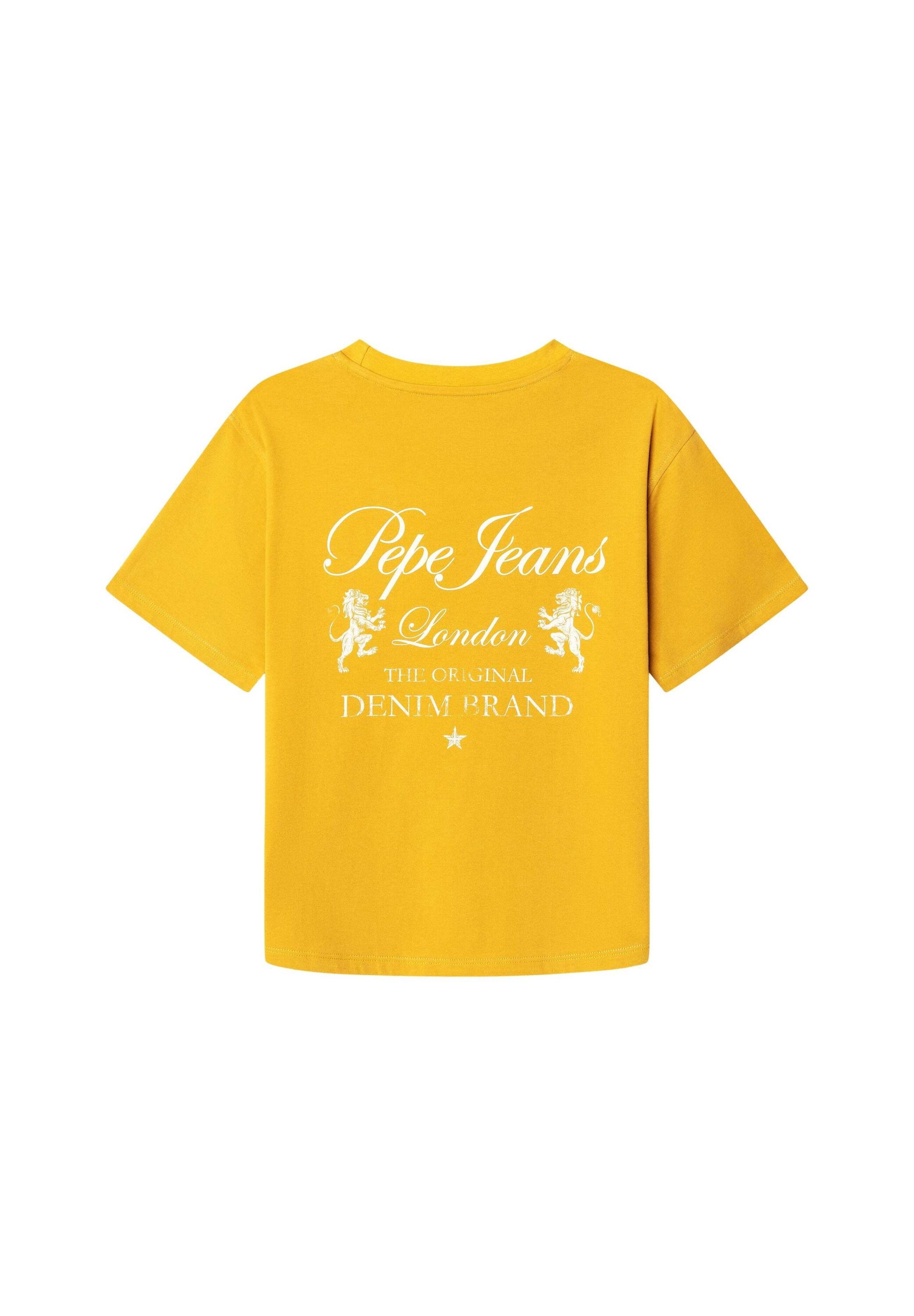 T-shirt 'Jaccob' Pepe Jeans en jaune
