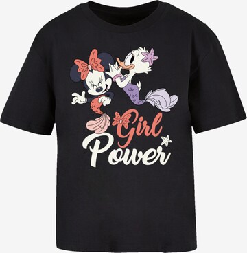 T-shirt 'Minnie Maus & Daisy Girl Power' F4NT4STIC en noir : devant
