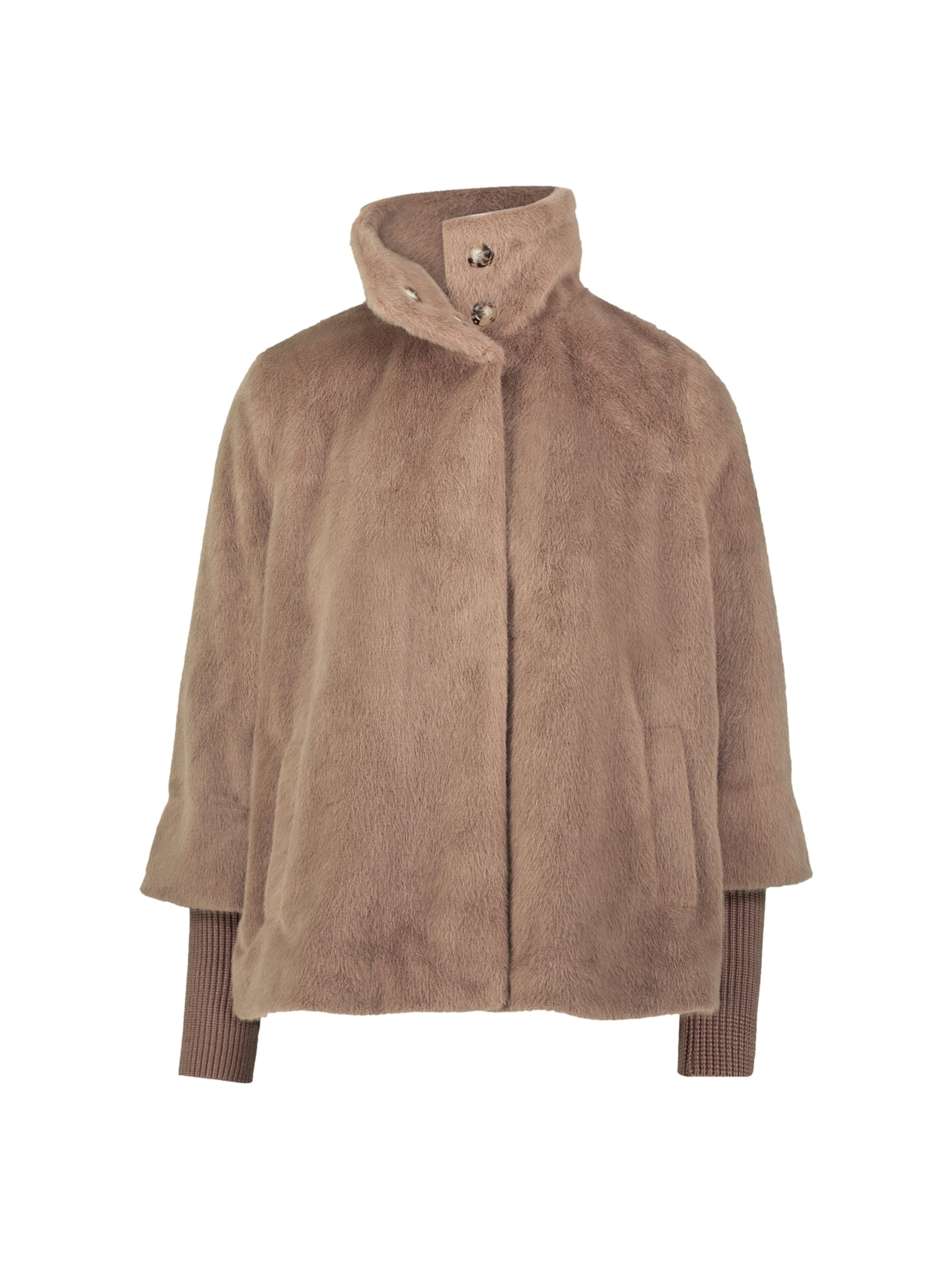 zero Tussenjas in Bruin: voorkant