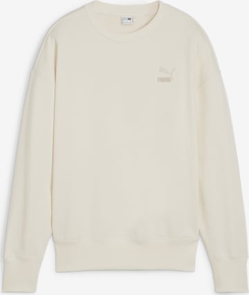 PUMA Athletic Sweatshirt in White: front