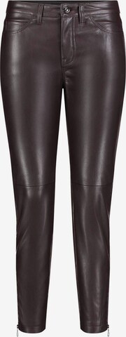 MAC Slimfit Broek in Bruin: voorkant