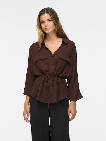 Camicia da donna 'VISurashil' di VILA in marrone: frontale
