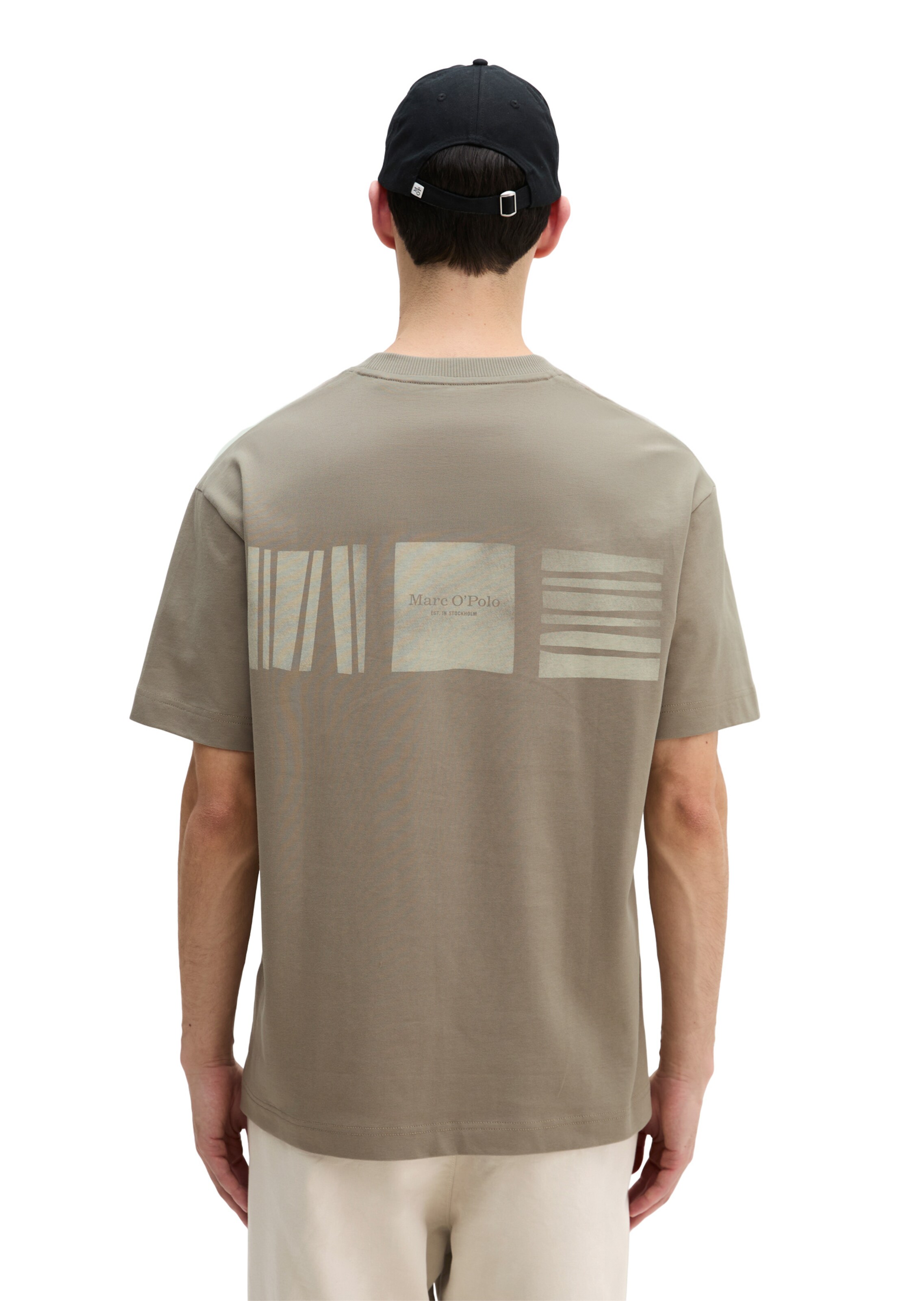 Marc O'Polo Shirt in Bruin: voorkant