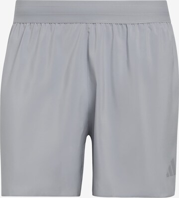 ADIDAS PERFORMANCE - Calças de desporto 'Adi365 Running Essentials' em cinzento: frente