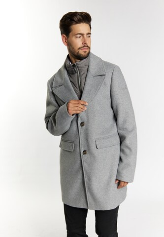 Manteau mi-saison DreiMaster Klassik en gris : devant