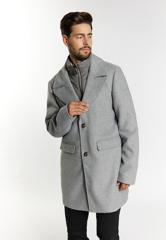 DreiMaster Klassik Between-seasons coat in Grey: front