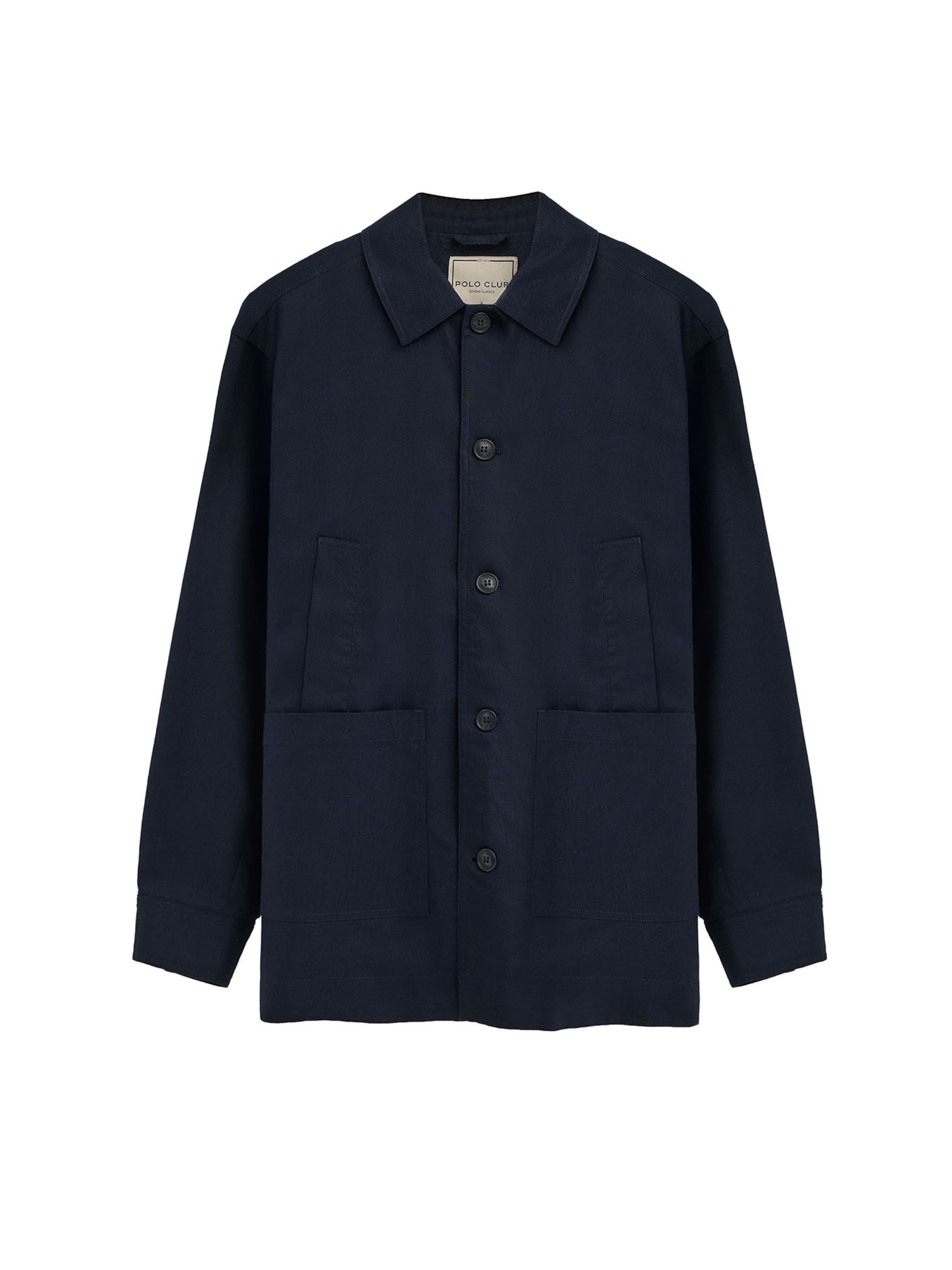 Polo Club Between-Season Jacket in Blue: front