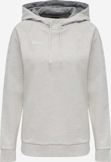 Hummel Sportska sweater majica u siva melange / bijela, Pregled proizvoda