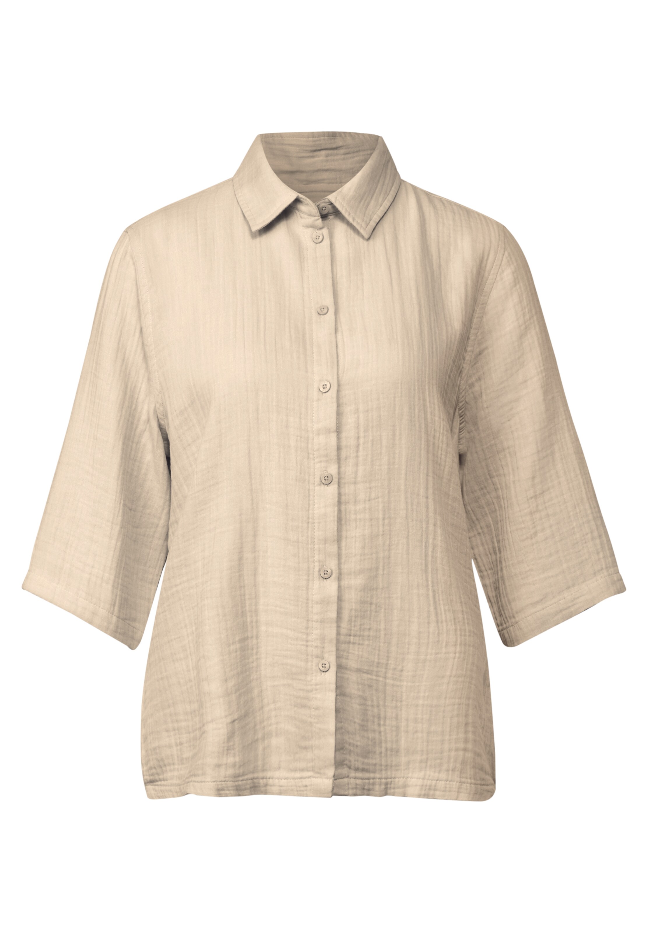 STREET ONE Bluse in Beige: Vorderseite
