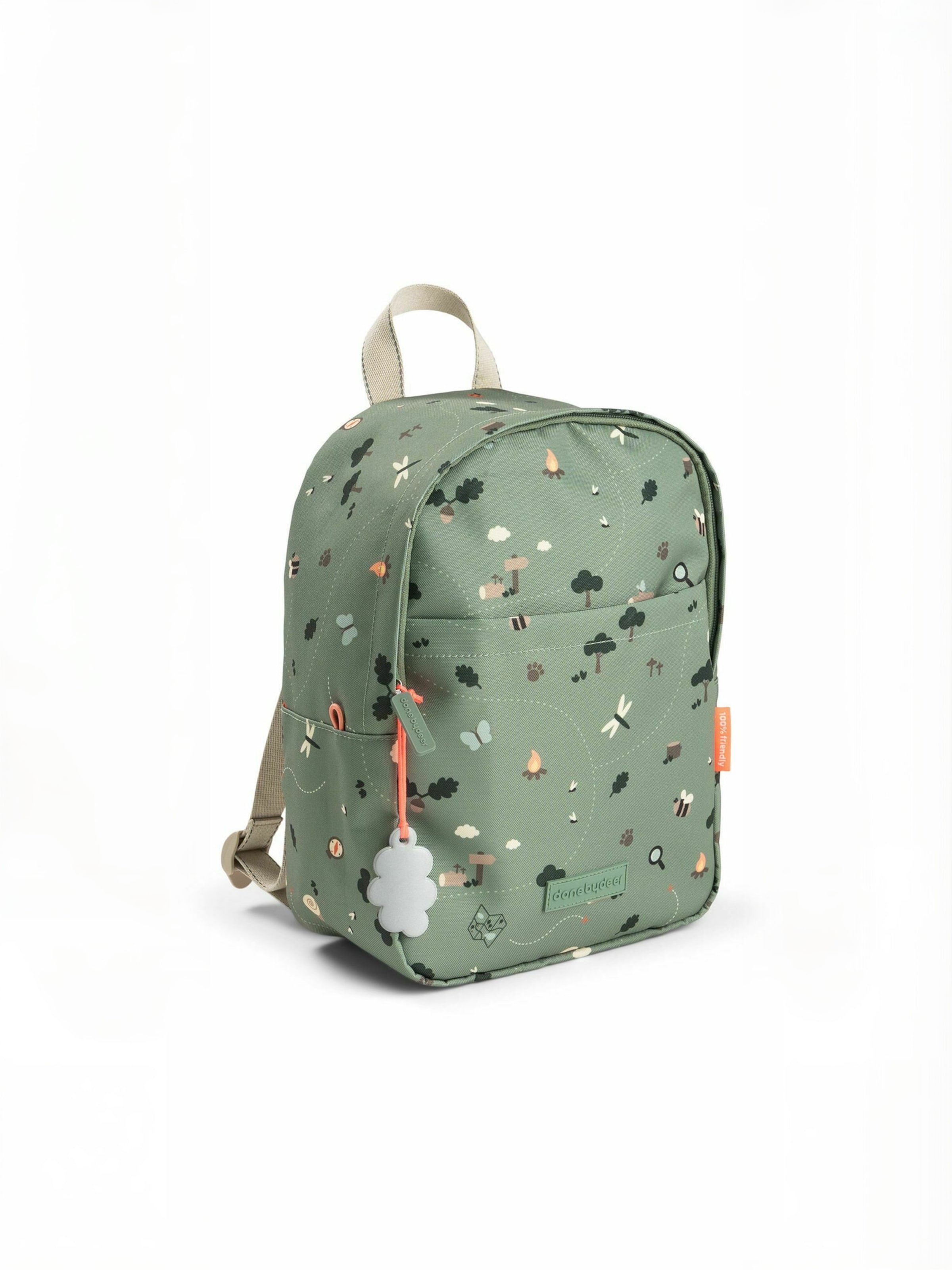 Done by Deer - Mala ' Tiny trails ' em verde: frente