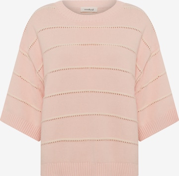 Pull-over 'Rava Romy ' SOAKED IN LUXURY en rose : devant