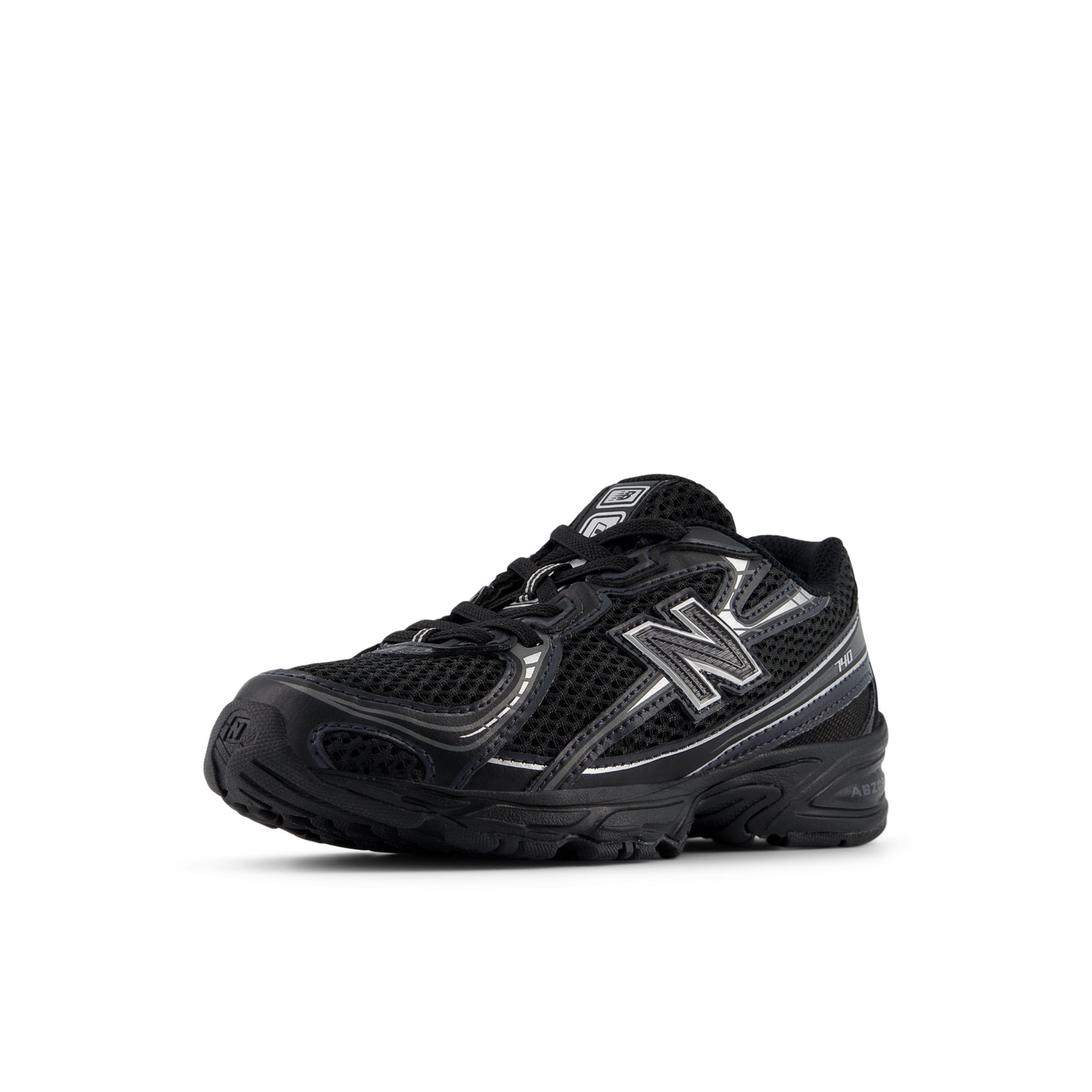 new balance Sneakers '740 BUNGEE LACE' in Zwart: voorkant