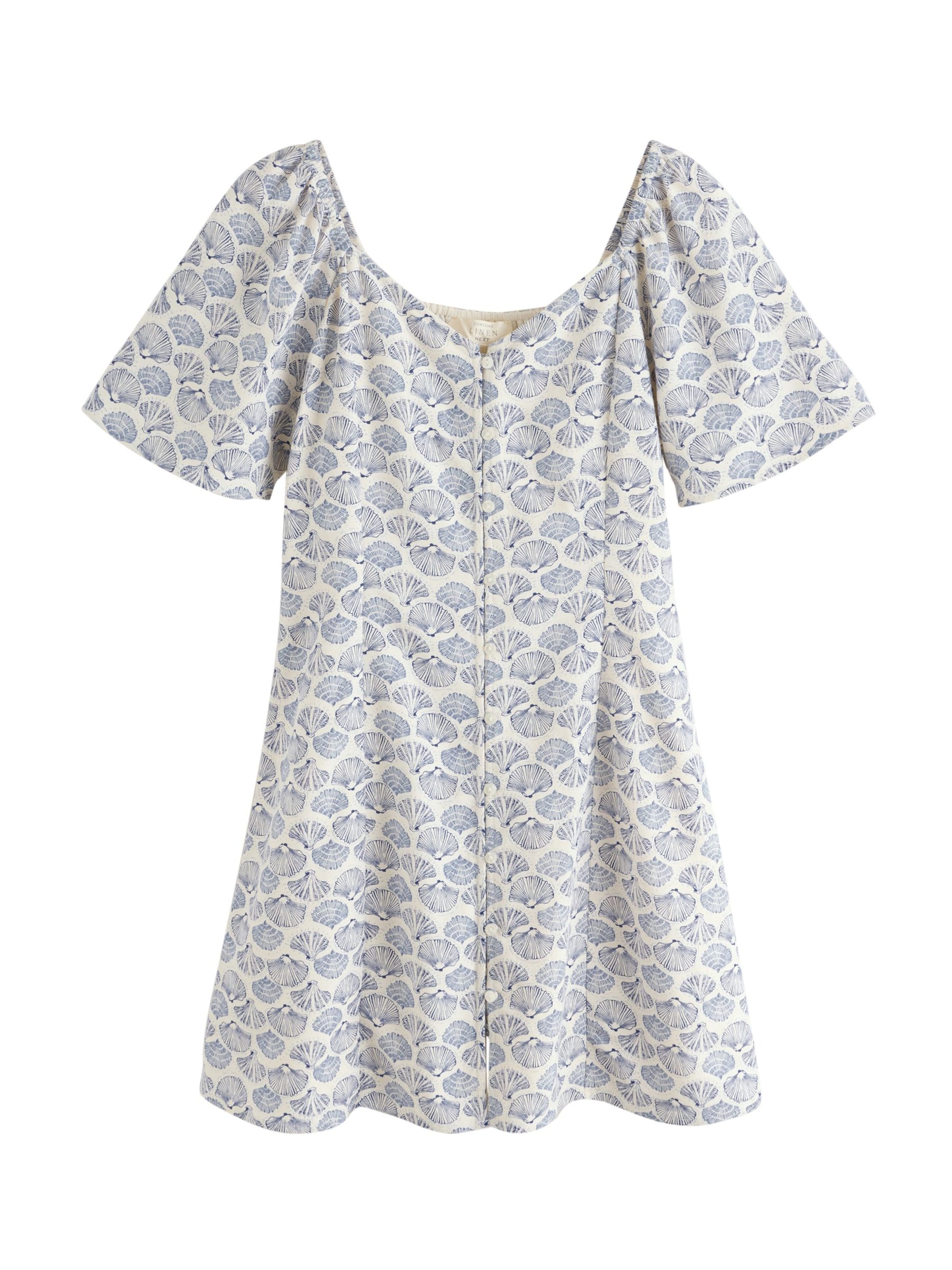 Next Пляжное платье в Синий: спереди