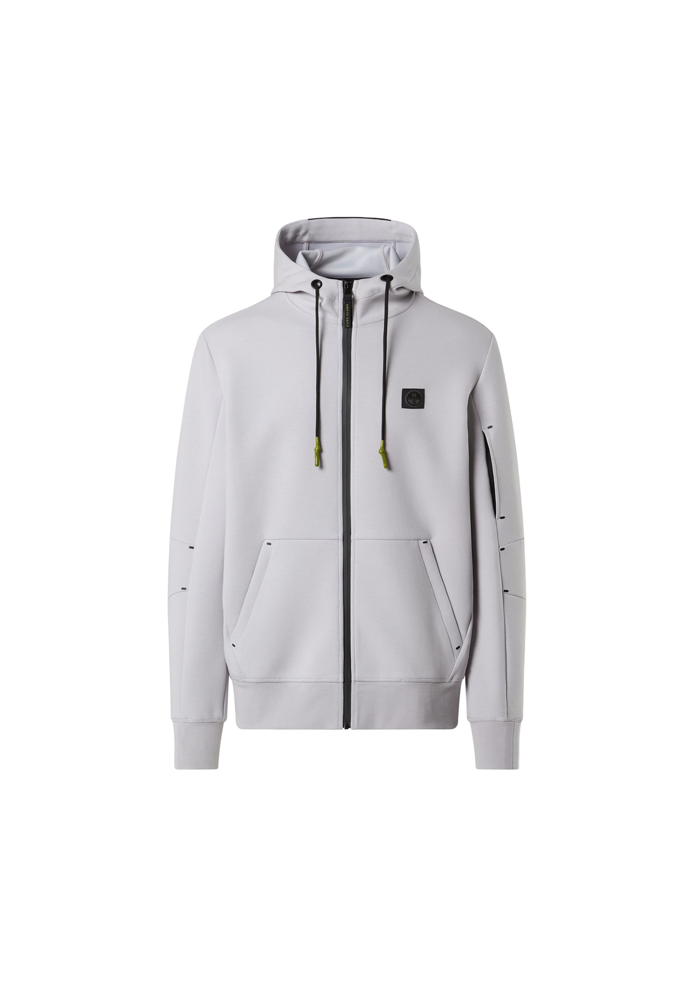 Veste de survêtement North Sails en gris : devant