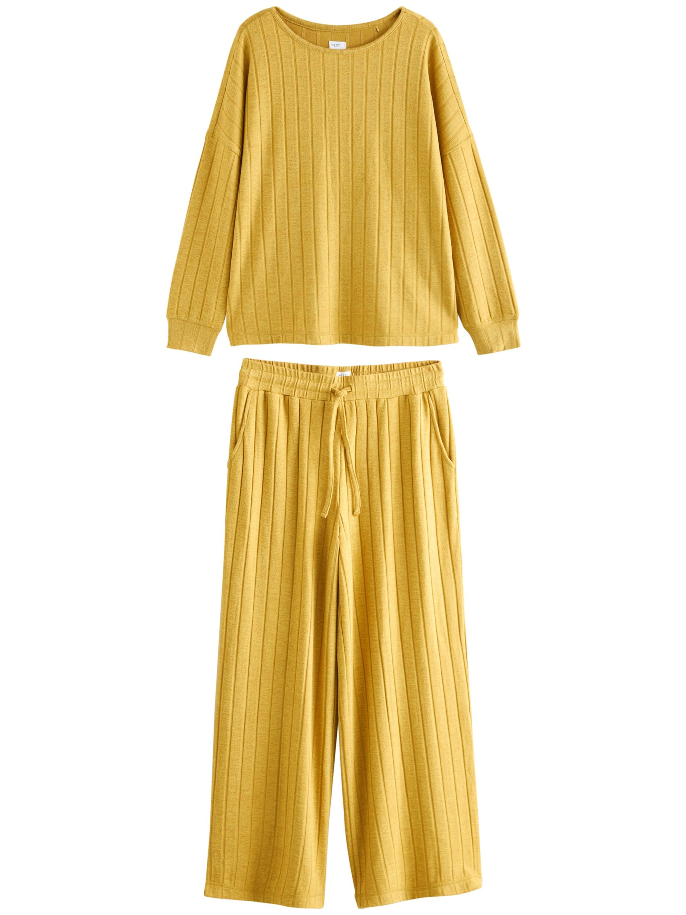Next Πιτζάμα σε κίτρινο: μπροστά