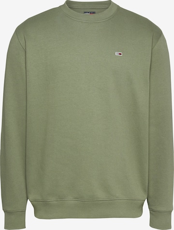 Felpa di Tommy Jeans in verde: frontale