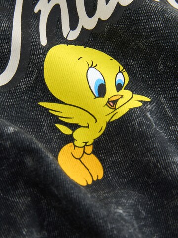 Next Shirt 'Looney Tunes' in Grijs