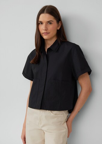 s.Oliver Blouse in Black: front