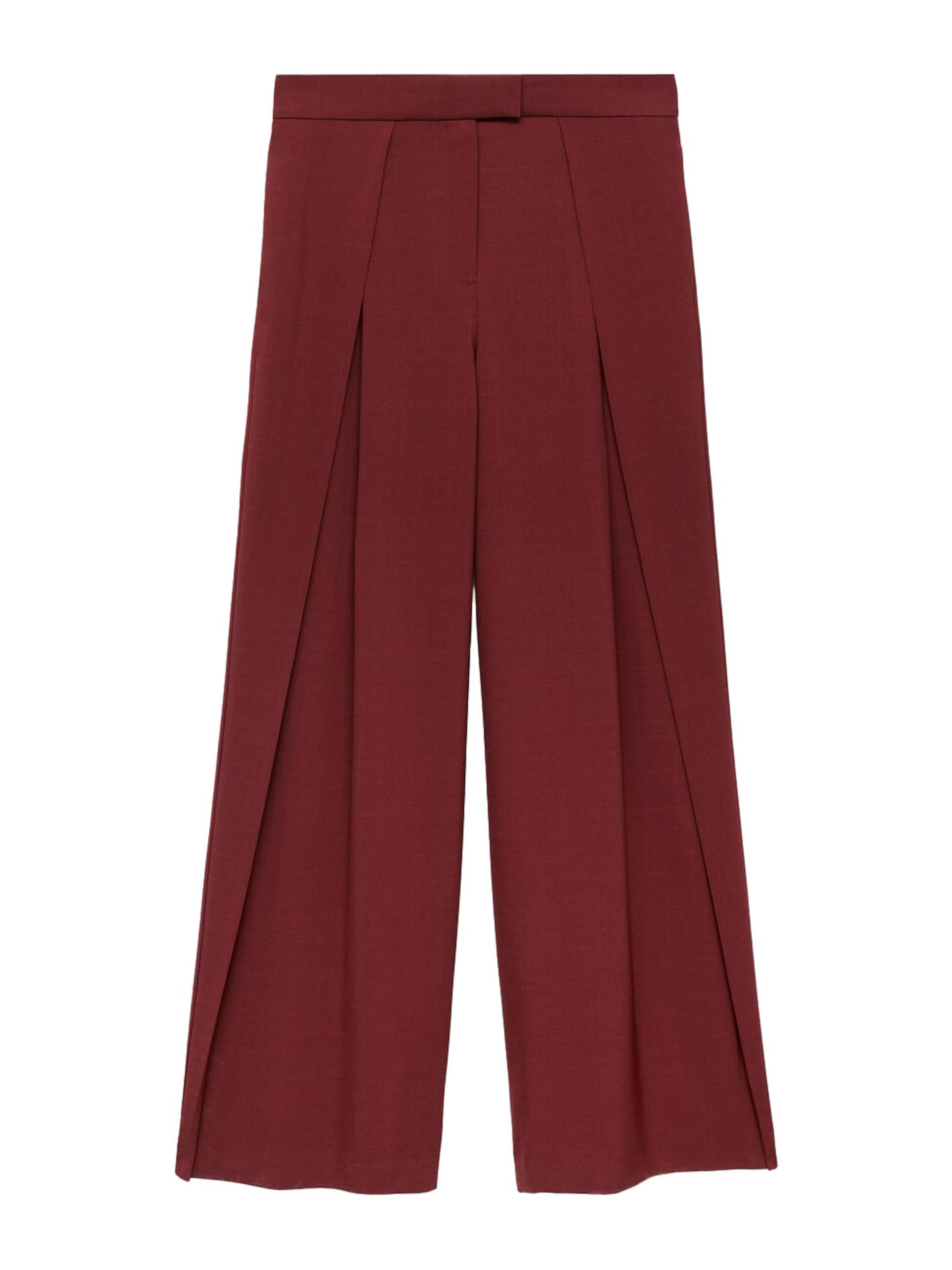 MANGO Pleat-front trousers 'DANI' in Bordeaux, Item view