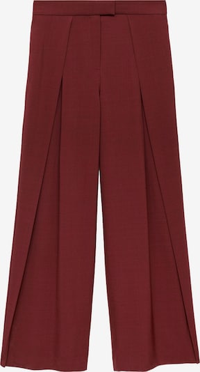 MANGO Hlače s naborima 'DANI' u bordo, Pregled proizvoda